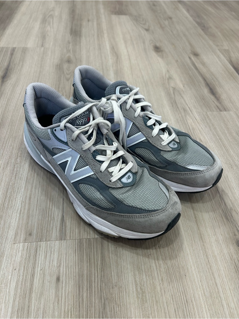 New Balance Made in USA 990v6 Grey Running Shoes M990GL6 Men's Size 12